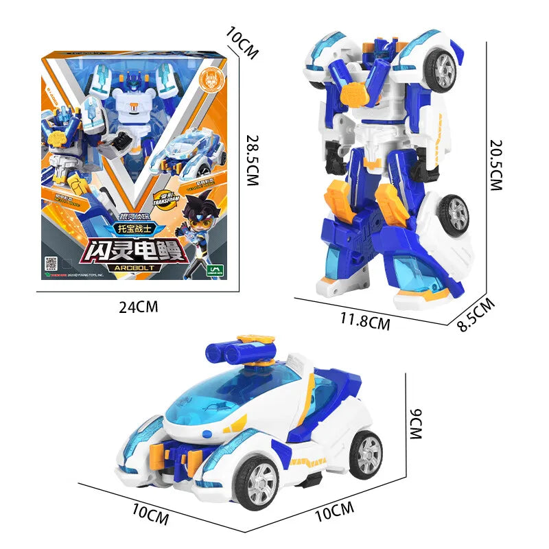 New Tobot GD Paragon Transforming Robot to Vehicle Toy Korea Cartoon Brothers Anime Tobot Transformation Car Arcbolt Toys