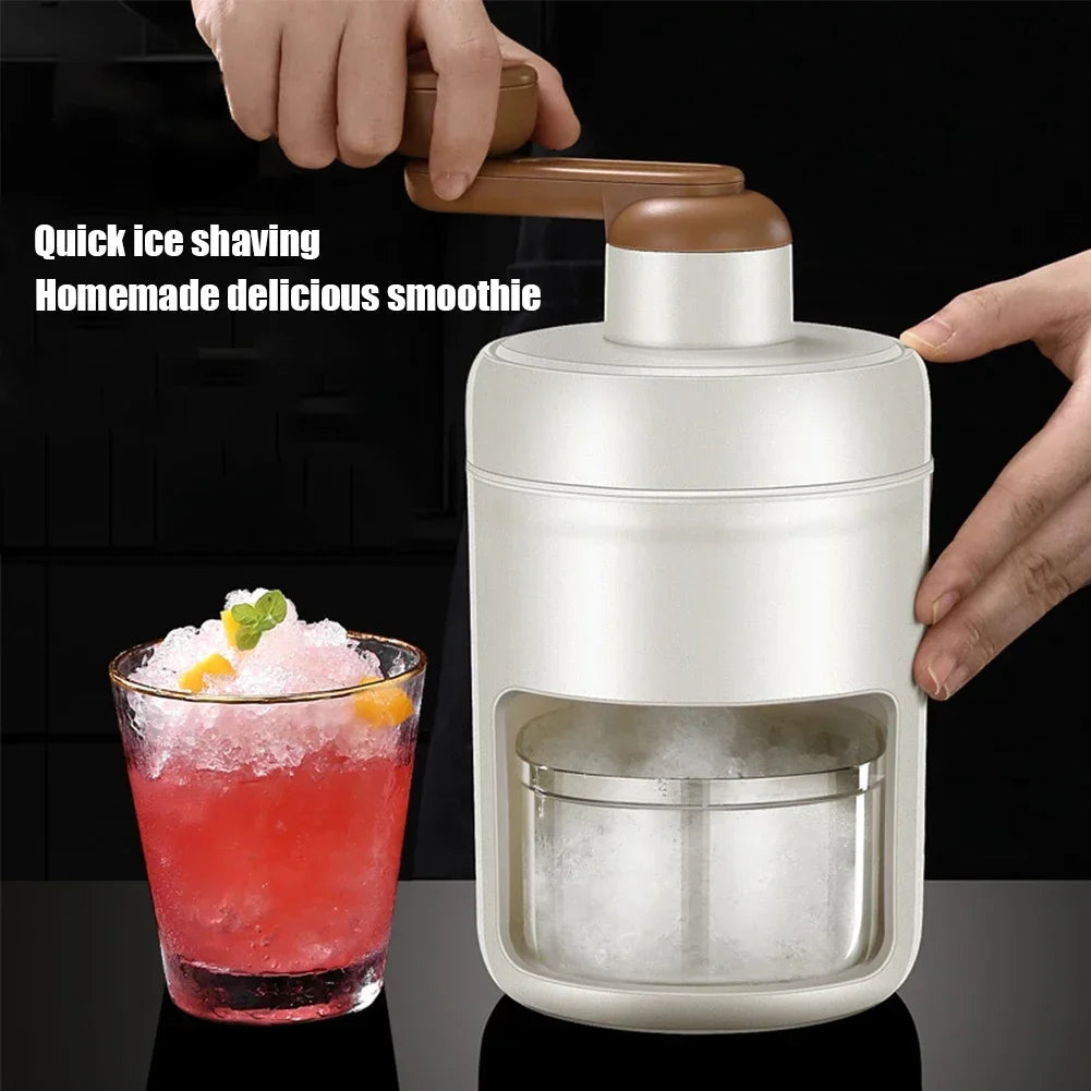 Diy Household Hand-Operated Shaved Ice Milk Shake Making Smoothie Machine Kitchen Hand Ice Breaker Mein Mein Ice Shaved Ice